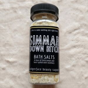Badgerface Beauty Supply Simmah Down B*tch Bath Salts